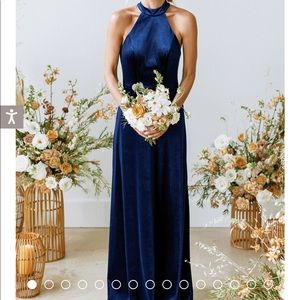 Bridesmaid Velvet Revelry Dress